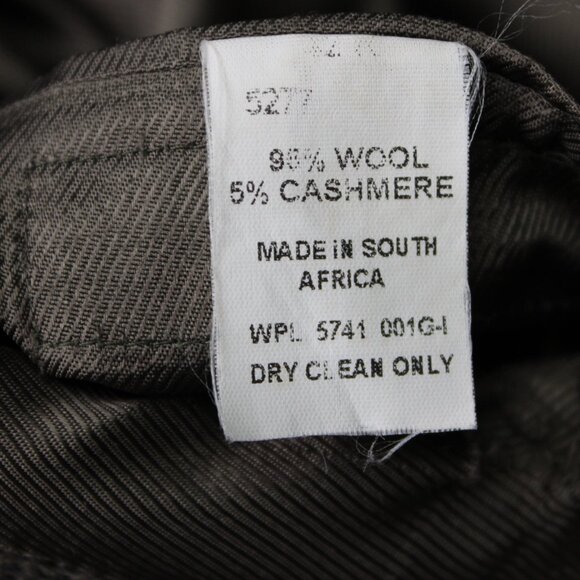 Oscar de la Renta Blazer Men 42R Gray Wool/Cashmere 2 Button Ventless Sport Coat - Picture 8 of 15